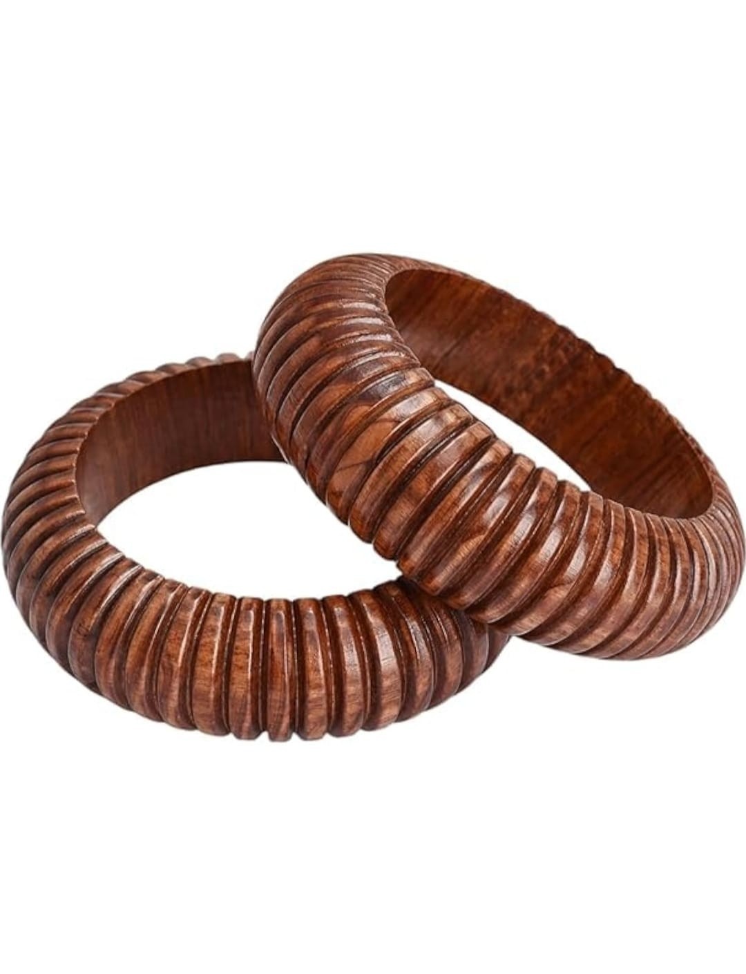 Indian bollywood wood textured bangle bracelet for women and girls