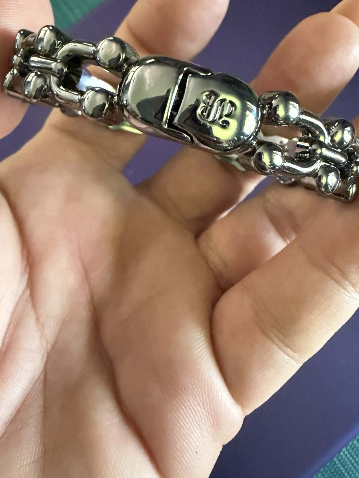 Bomb Party 2026 Spring Stack Midnight Melodies Guitar Charm Silver & Hematite