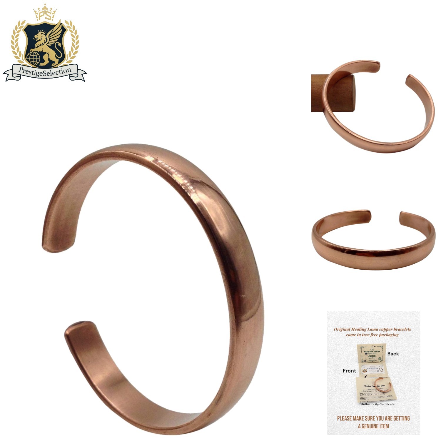 Luxury 100% Pure Copper Bracelet – Unique Handcrafted Cuff for All Occasions