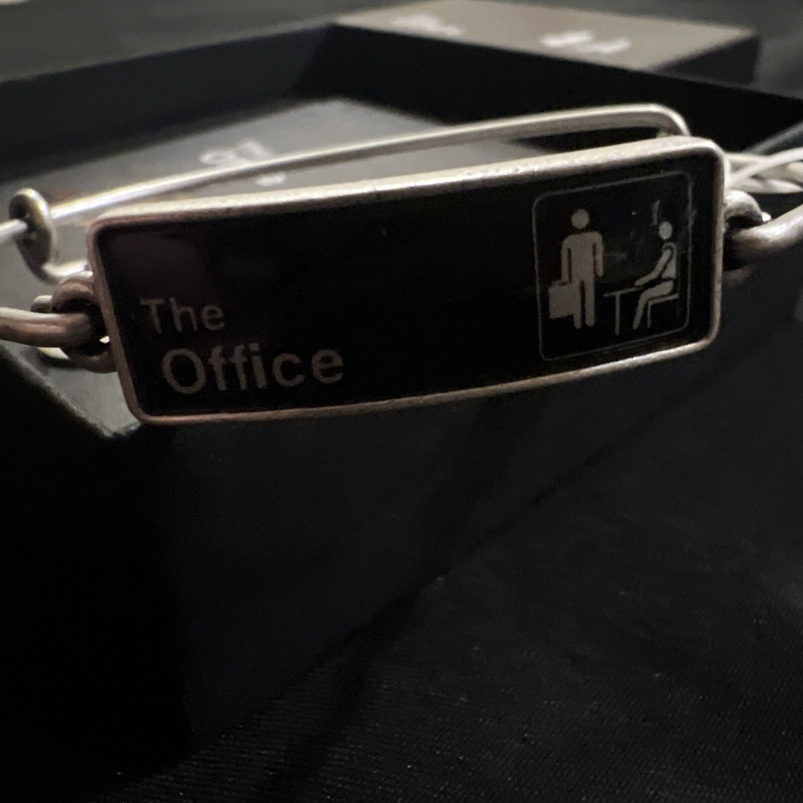😍 Alex and Ani “The Office”Charm Bracelet Silver NWT As Pictures 😍