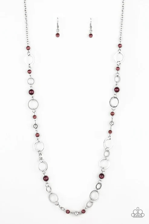 paparazzi purple necklace