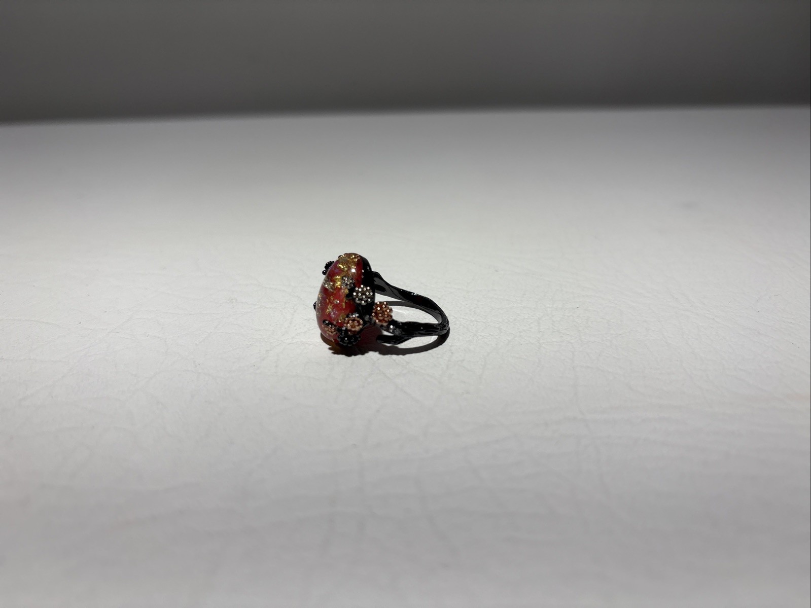 Henrietta Fire Opal Engagement Ring for Women Promise Ginger Lyne Collection