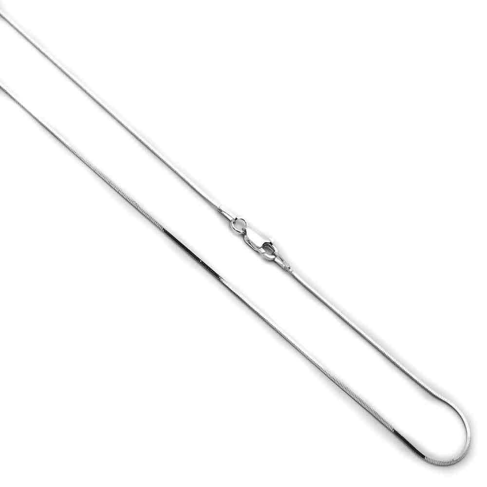 0.7mm 925 Sterling Silver Italian Square Snake Chain Bracelet made in italy