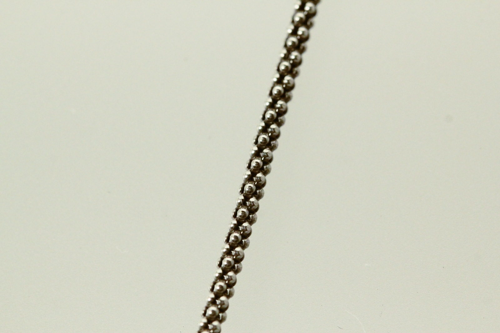 925 Sterling Silver Marcasite Pendant & Popcorn 18″ Long Chain 6.6 Grams NEC5533