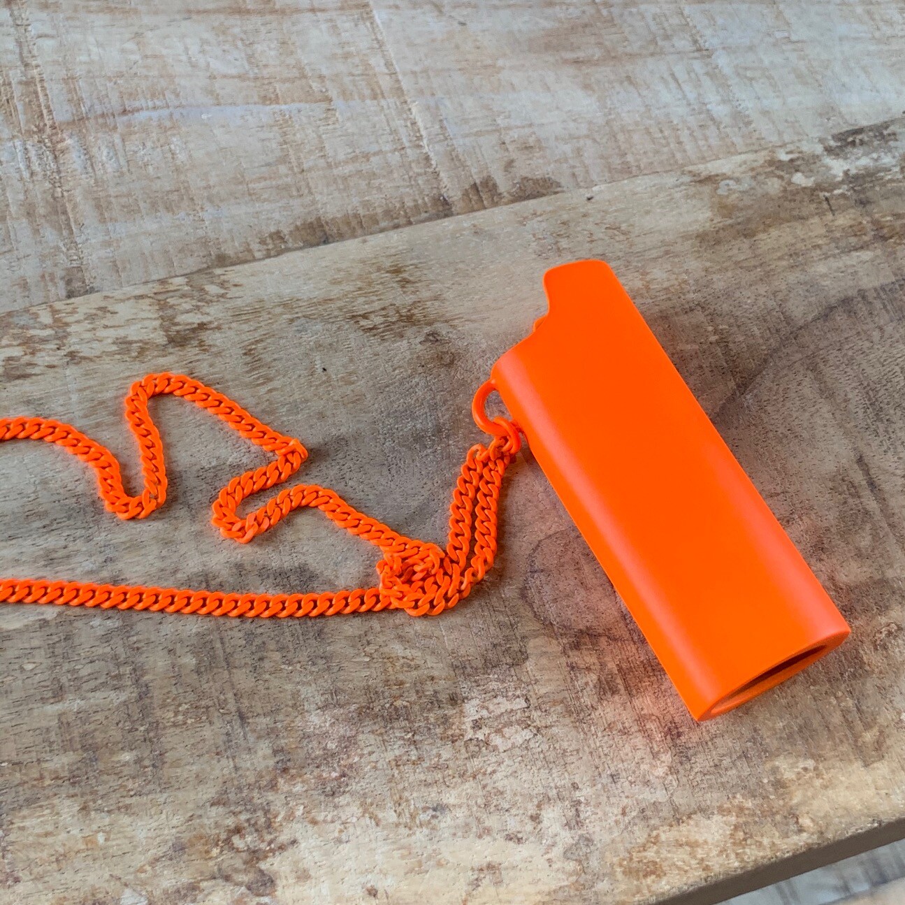 Ambush Design Neon Orange Lighter Necklace