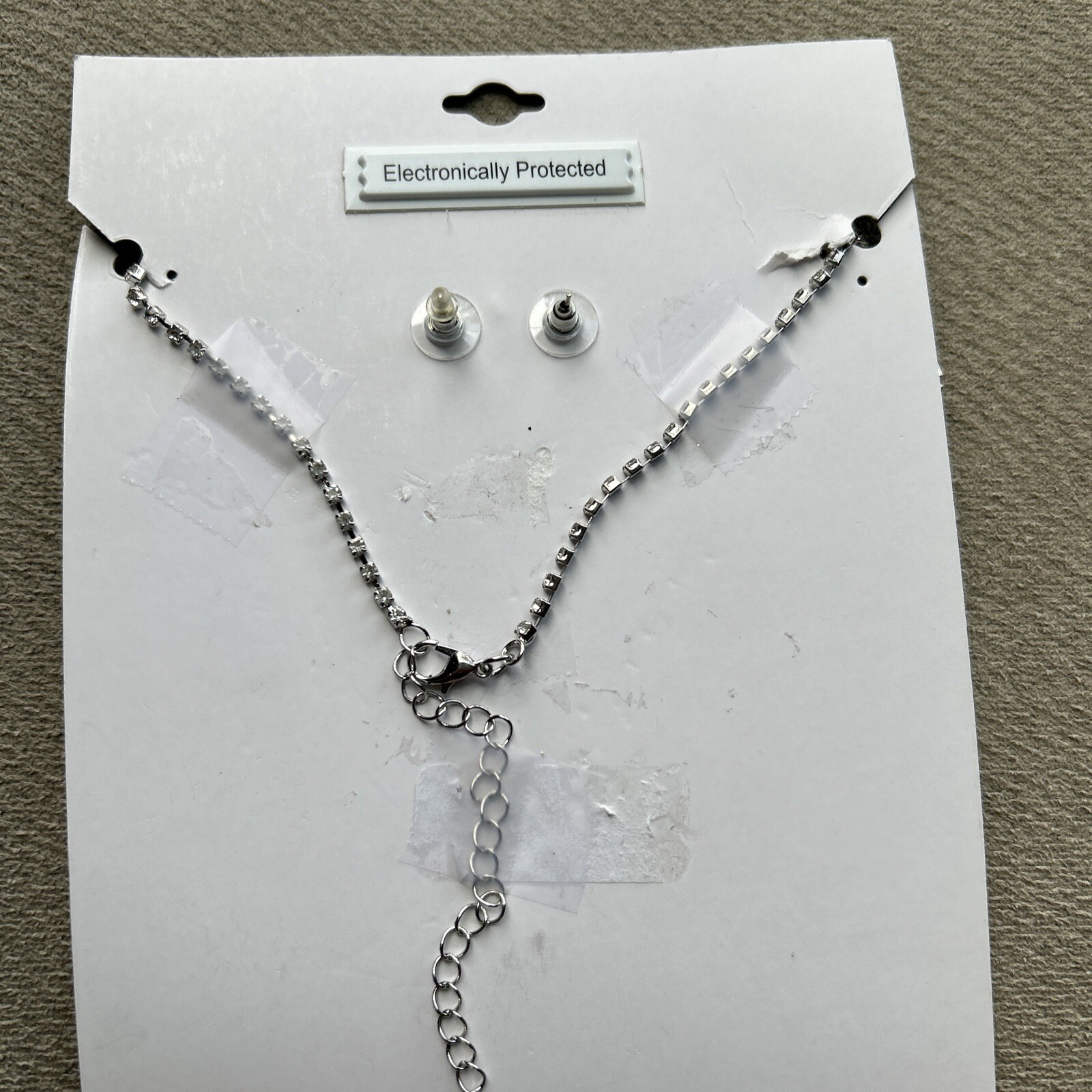 fashion jewelry necklace and earring set rhinestone…see Picture