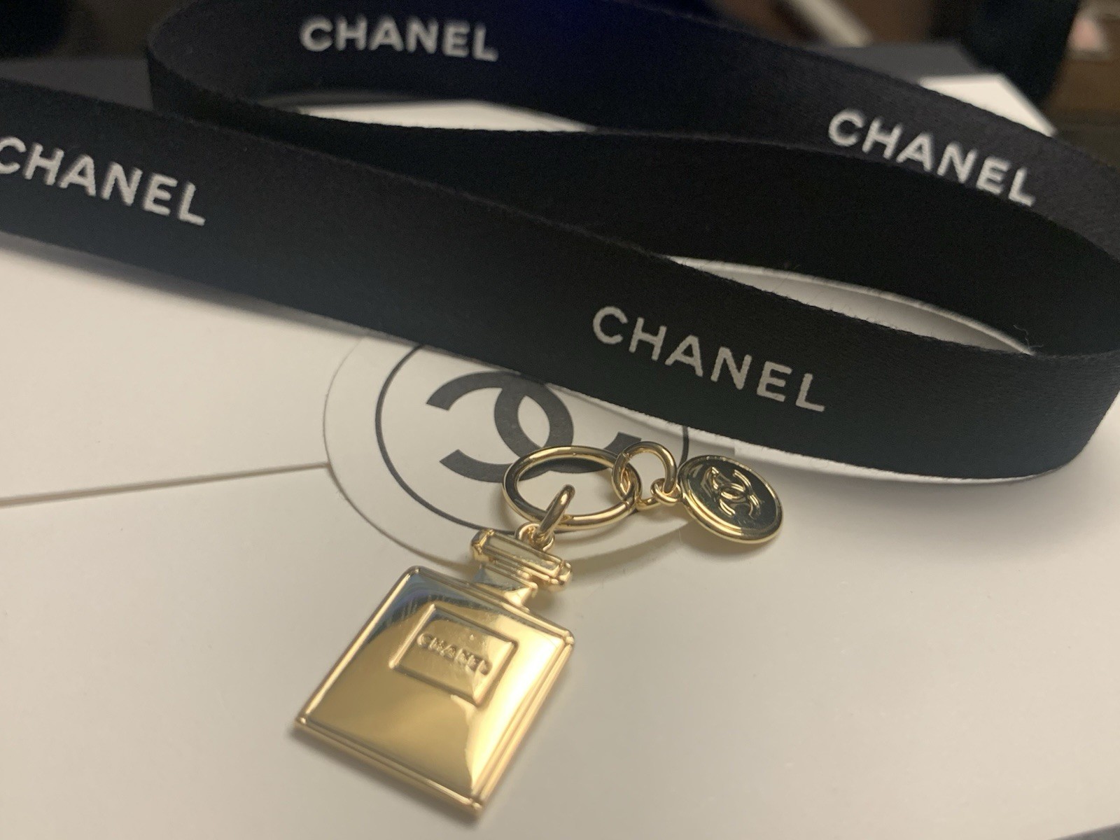 CHANEL Beauty VIP Gift HOLIDAY Chanel Perfume CHARM Pendant 2023 Genuine Rare