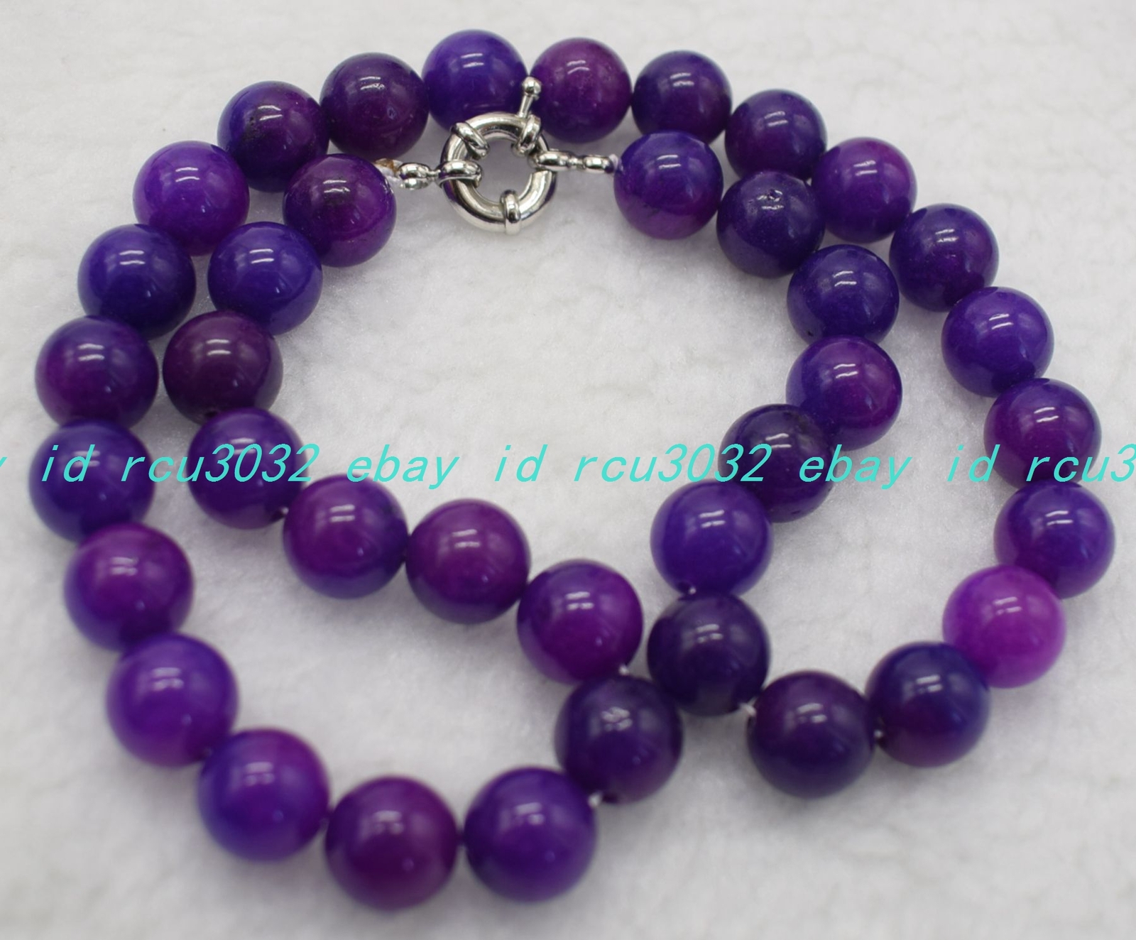 Charming Pretty 6-12mm Purple Sugilite Round Beads Gemstone Necklace 18-28 In