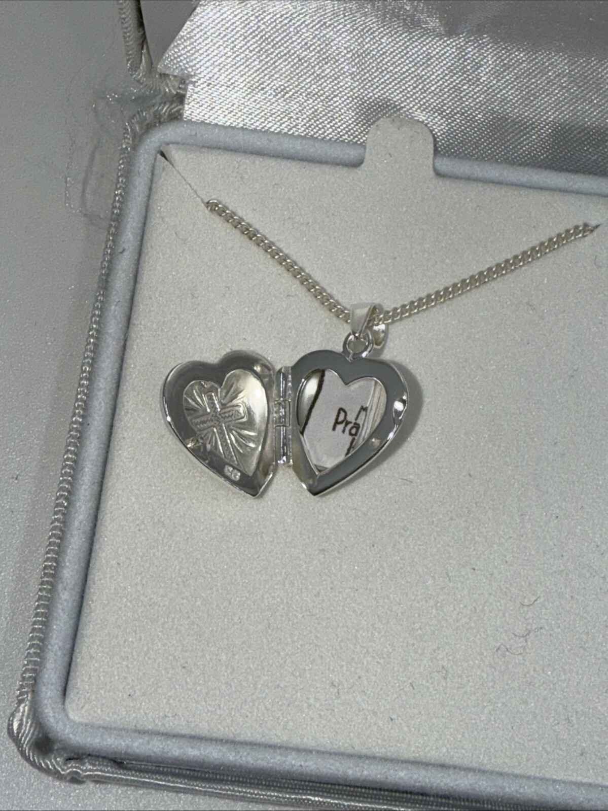 Cross Gifts Christian Cross My First Communion Locket With Necklace Gift Box