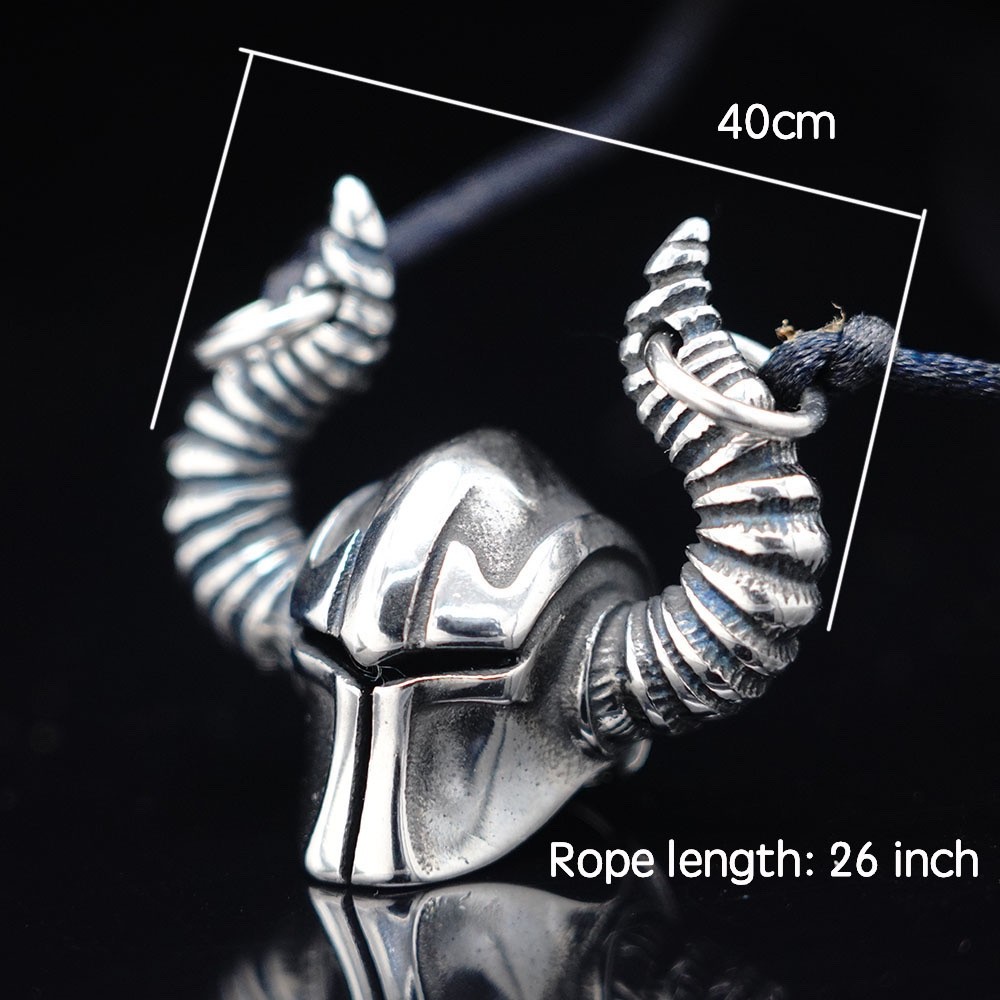 MENDEL Mens Nordic Norse Viking Amulet Thor Pendant Necklace Jewelry Men Chain