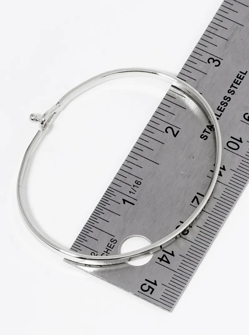 I Cannot Say I Do Without You Engraved Brass Bangle, Gold or Silver Tone