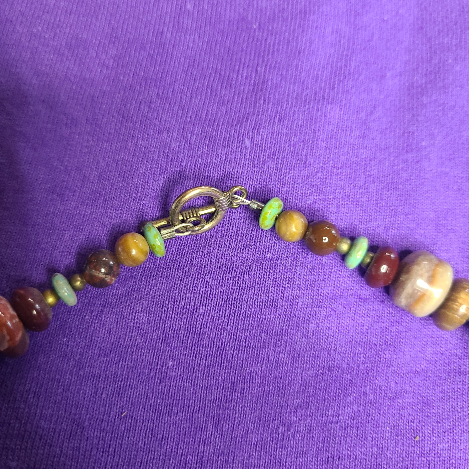 Beautiful Agate handmade necklace 21″