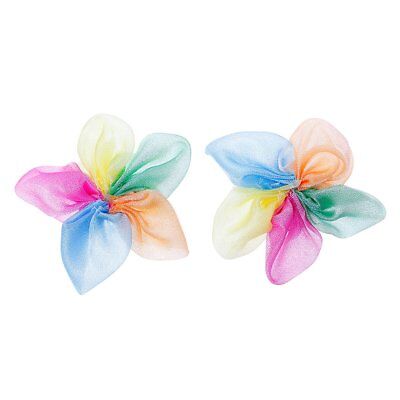 Sexy Sparkles 10 Pcs Flower Applique Scrapbooking Multicolor 7cm (2-6/8″)