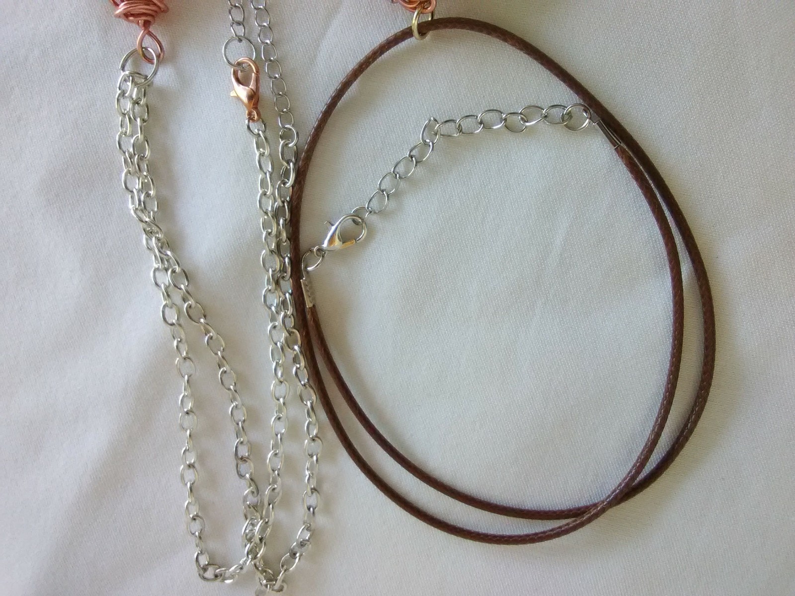2 lot Clam Seashells Beach Boho Necklace19/20″ USA Seller Gift New