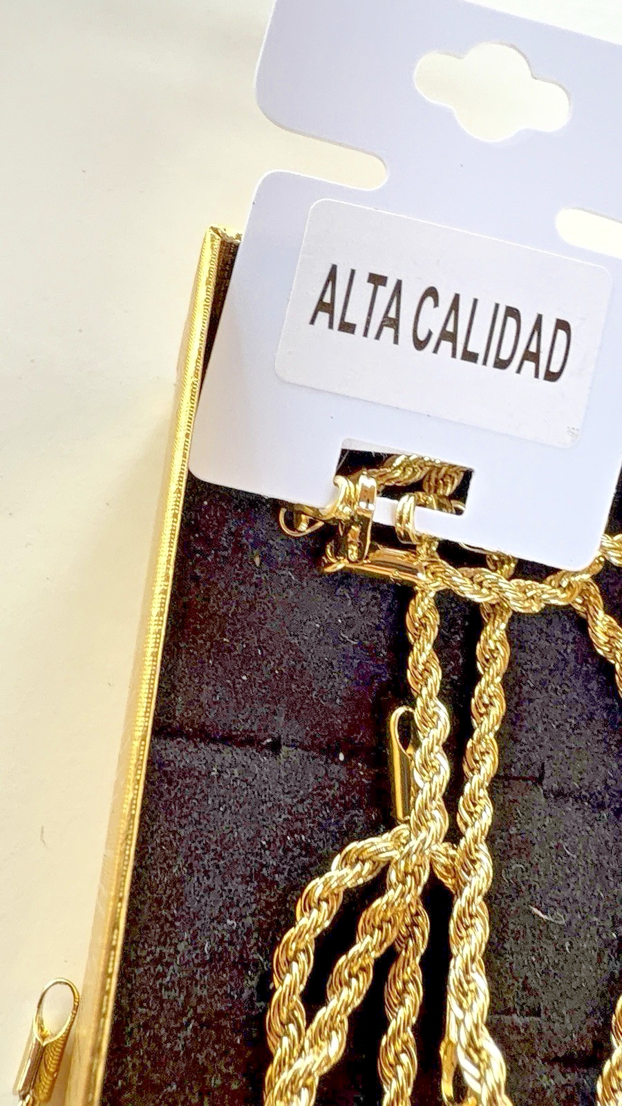 High-Quality 18K Gold Layered Link Bracelet – 19cm 5.5mm Luxury Jewelry