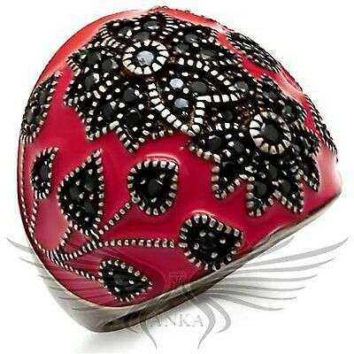 Brilliant Elegant Cocktail Round Cut Cubic Zircon CZ AAA Fashion Ring 1W101