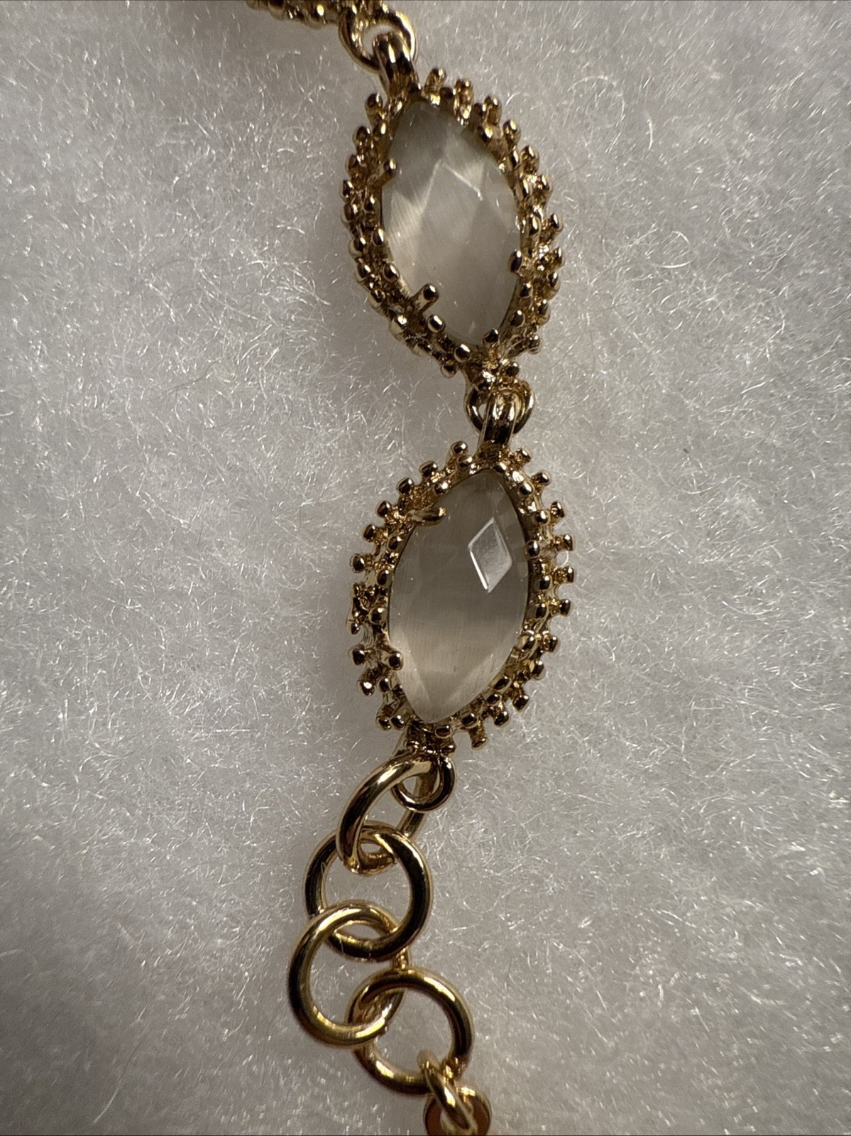 Kendra Scott Gold MOP Marquise Link Bracelet Original Box