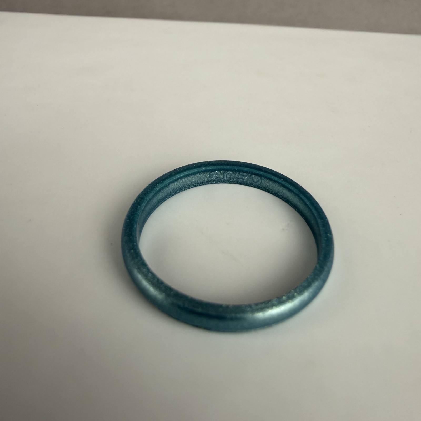 Enso Rings Peacock Quartz Elements Classic Silicone Ring Thin Adult Size 9