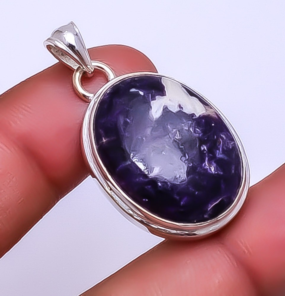 Lepidolite – San Diego 925 Sterling Silver Jewelry Pendant 1.56″ P_9359_148_46