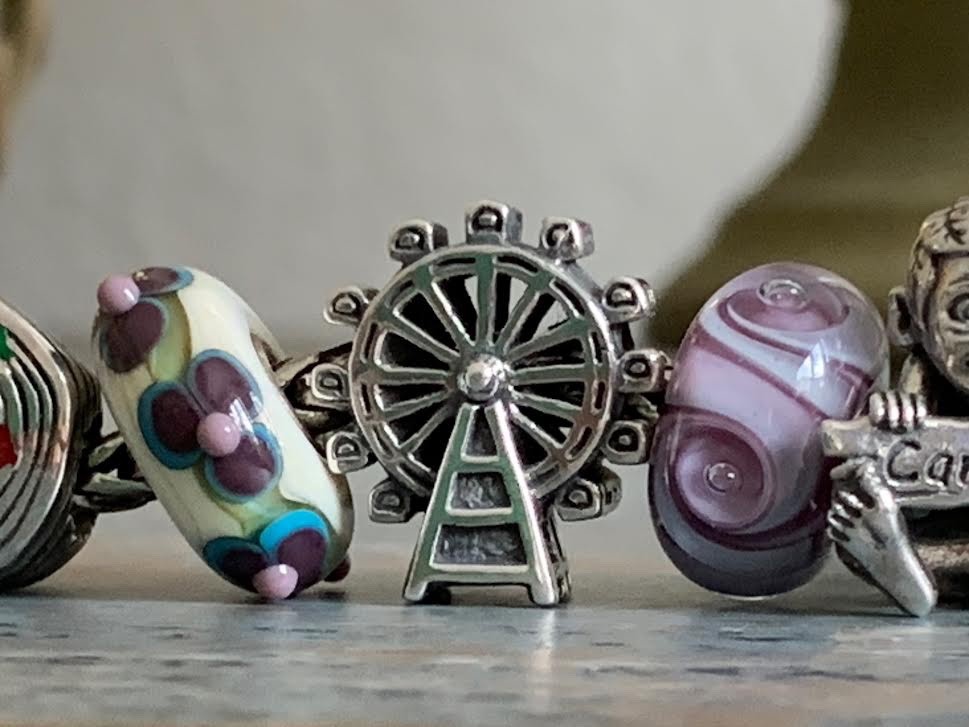 Redbalifrog Carnival Wheel Charm 🎡🎉 Sterling Silver Bead New