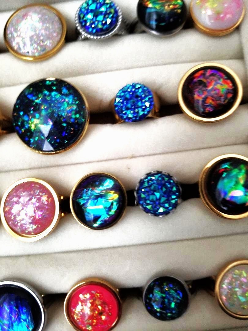 30 Ring Box – NEW Wholesale Rings in All Stainless-Steel with Adjustable Bands