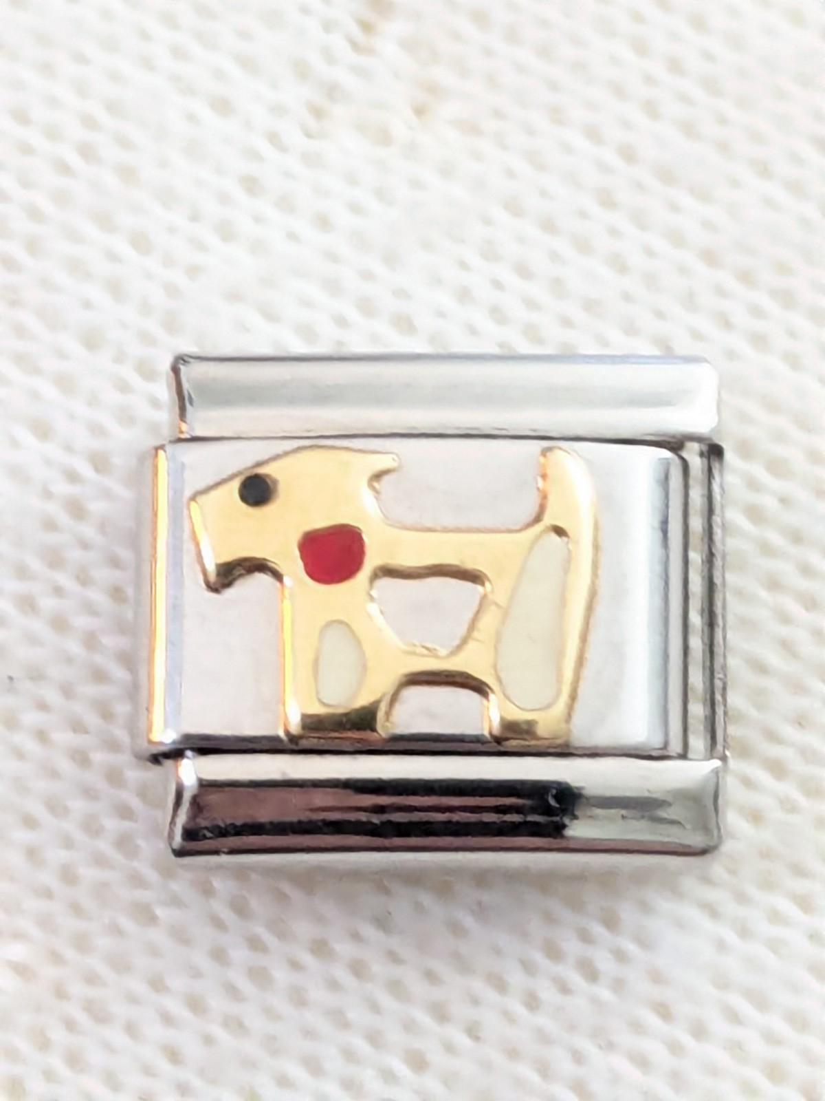 Authentic UD Unodomani Classic 9mm Italian Charm Scottie Dog R67