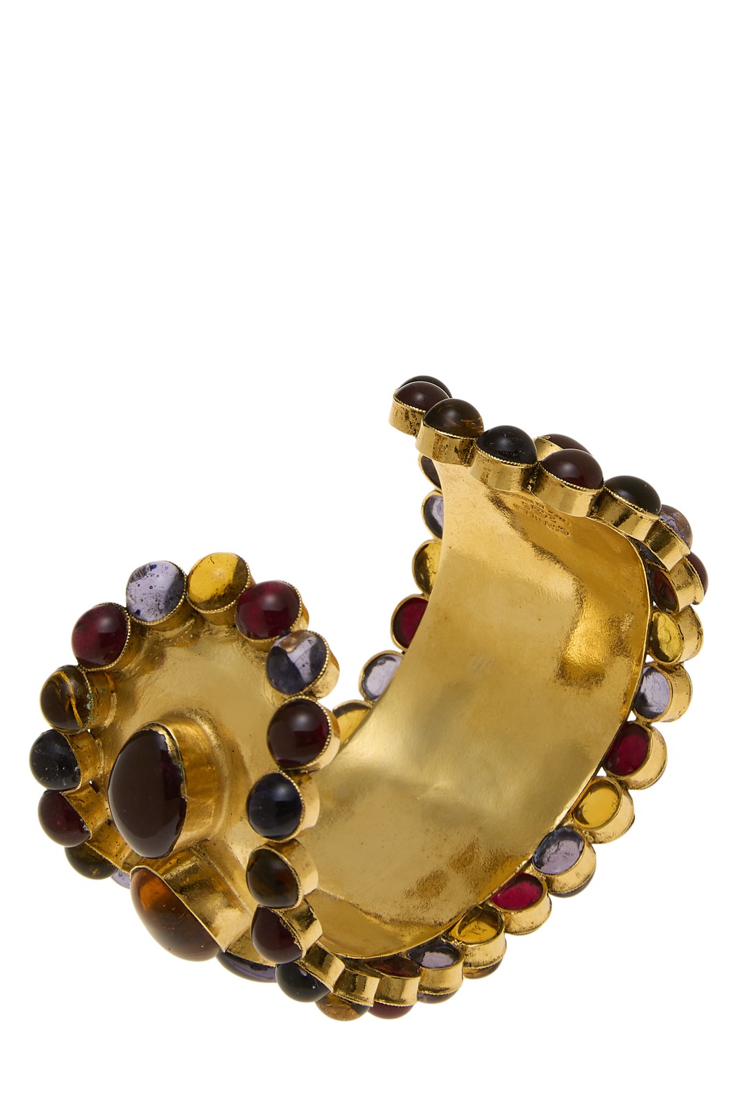 Chanel Multicolor Gripoix Cuff Bracelet – WGACA