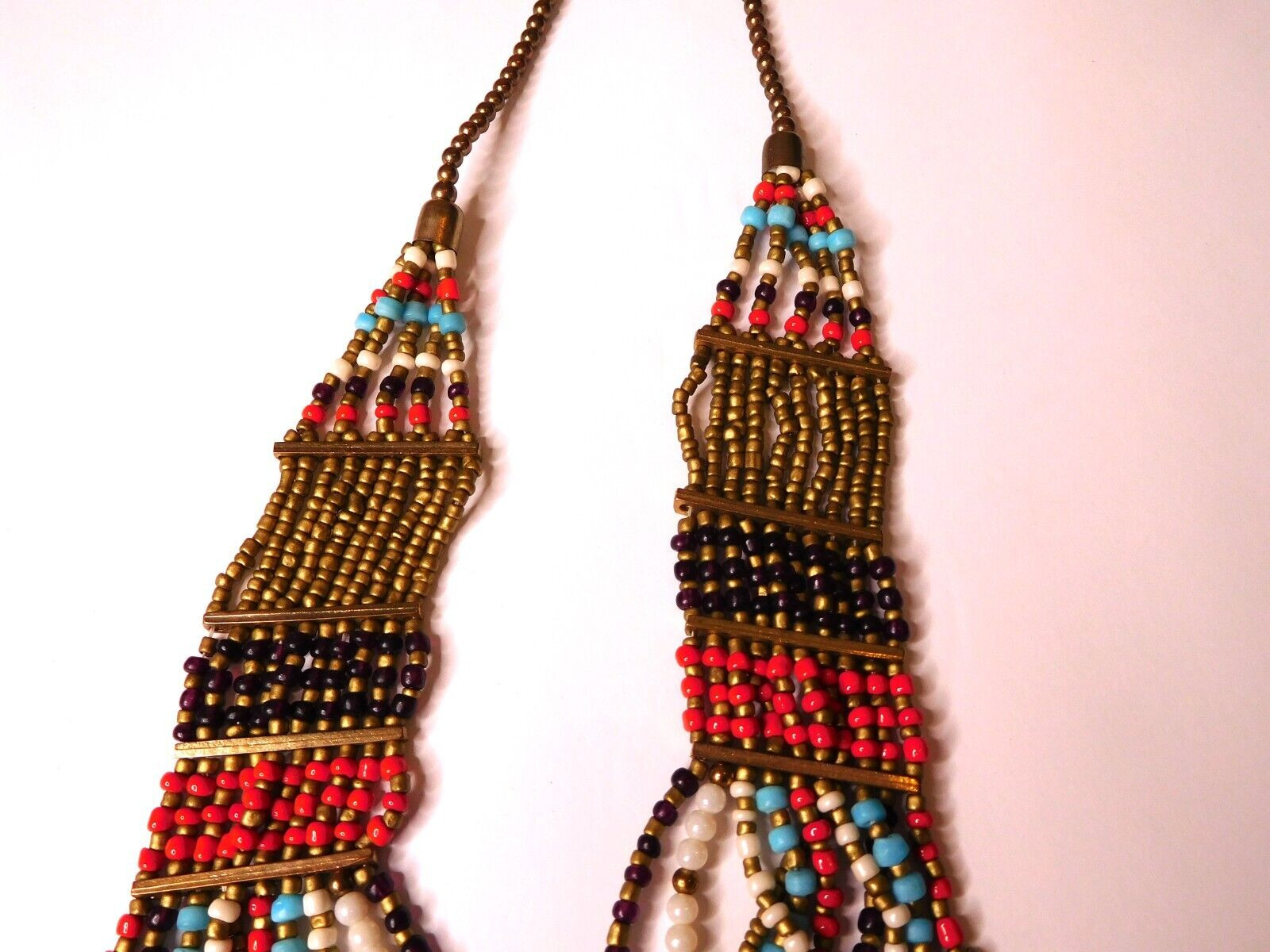 Southwest Multi-Strand Beaded Necklace Boho Jewelry
