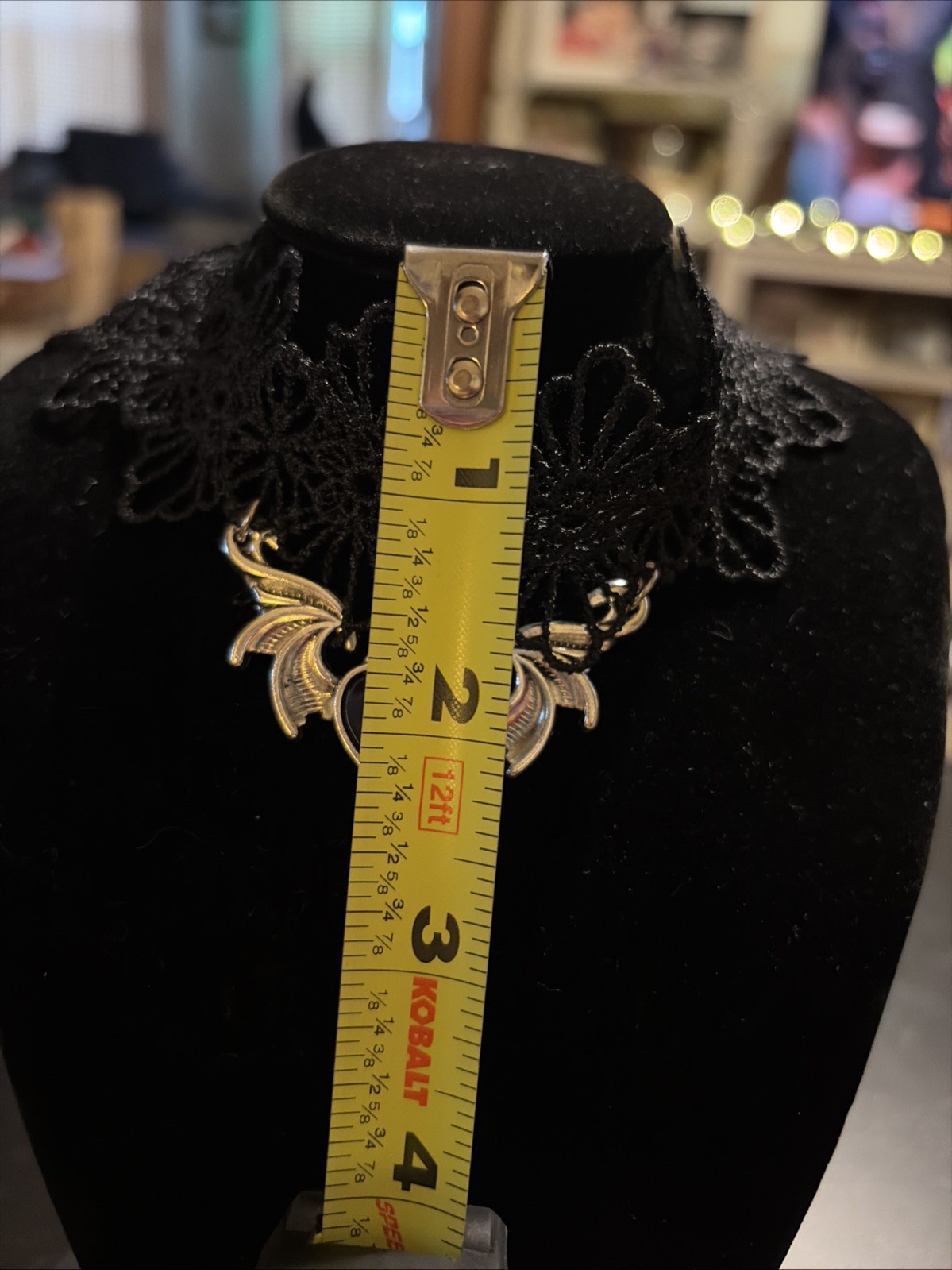 Retro Tattoo Goth Choker Necklace for Women Elastic Style 90s Gothic Look Heart