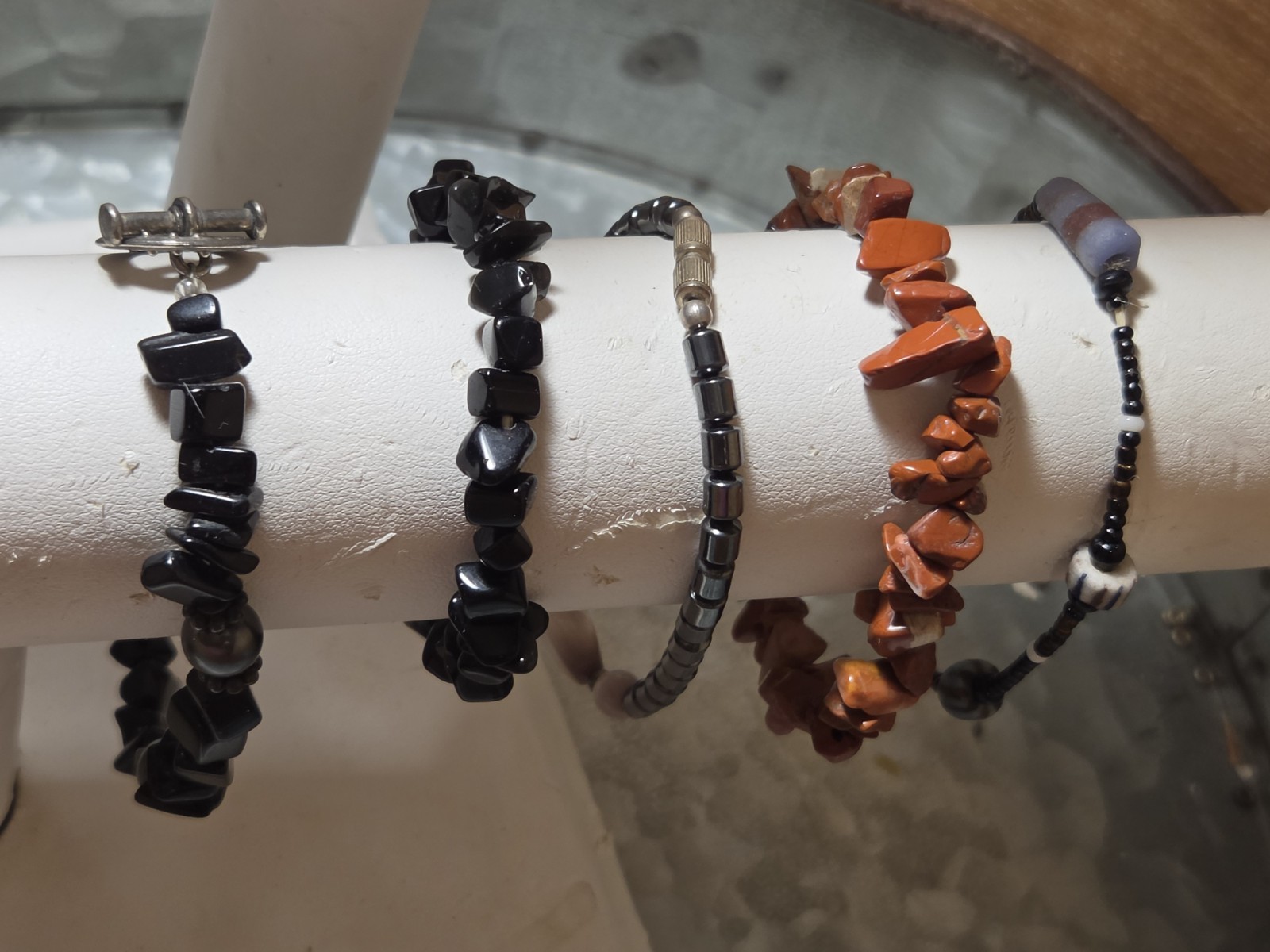 HUGE LOT 20 VERY ATTRACTIVE GENUINE GEMSTONE & OTHER BRACELETS AMETHYST FLUORITE