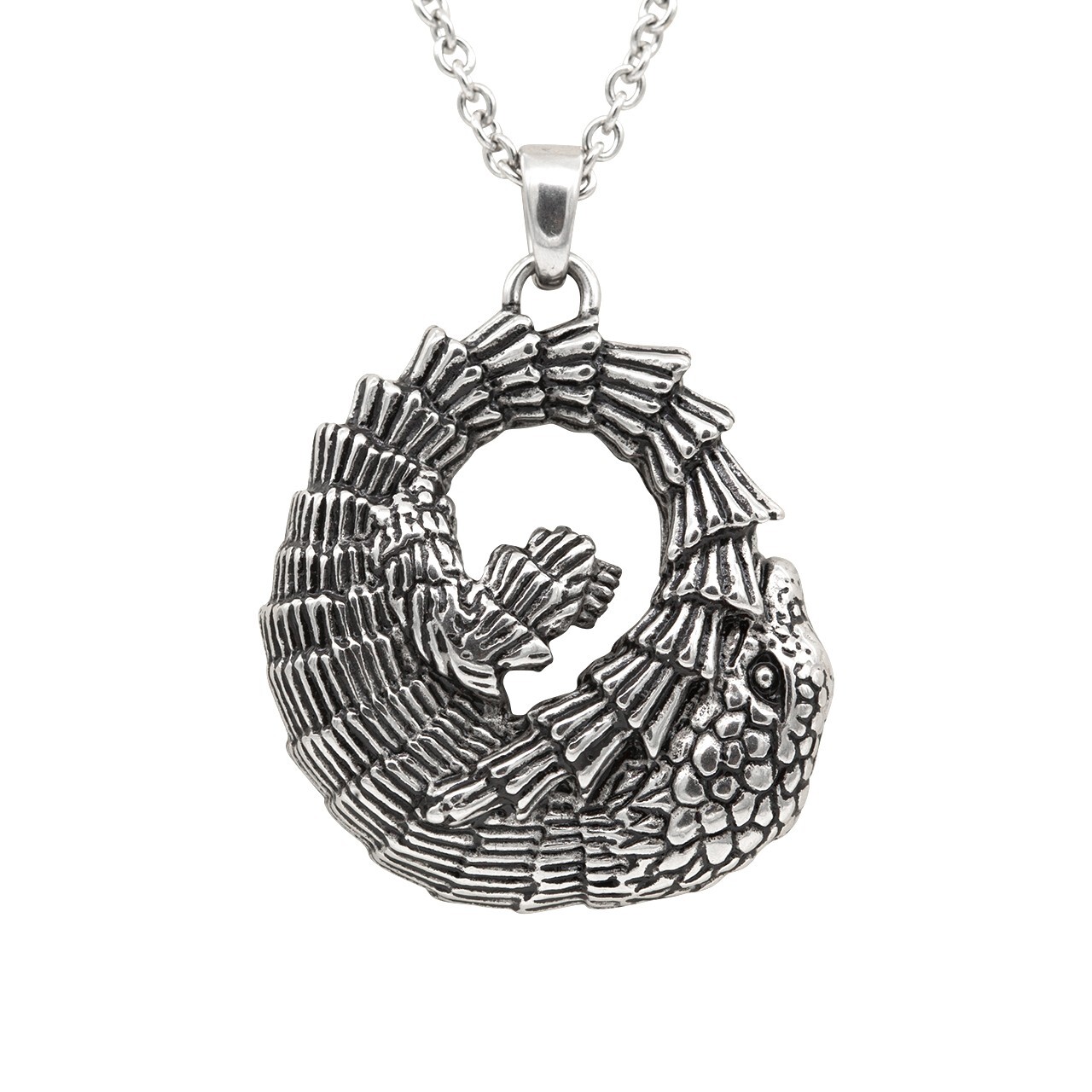 Animal necklace lizard reptile stainless steel pendant necklace by controse