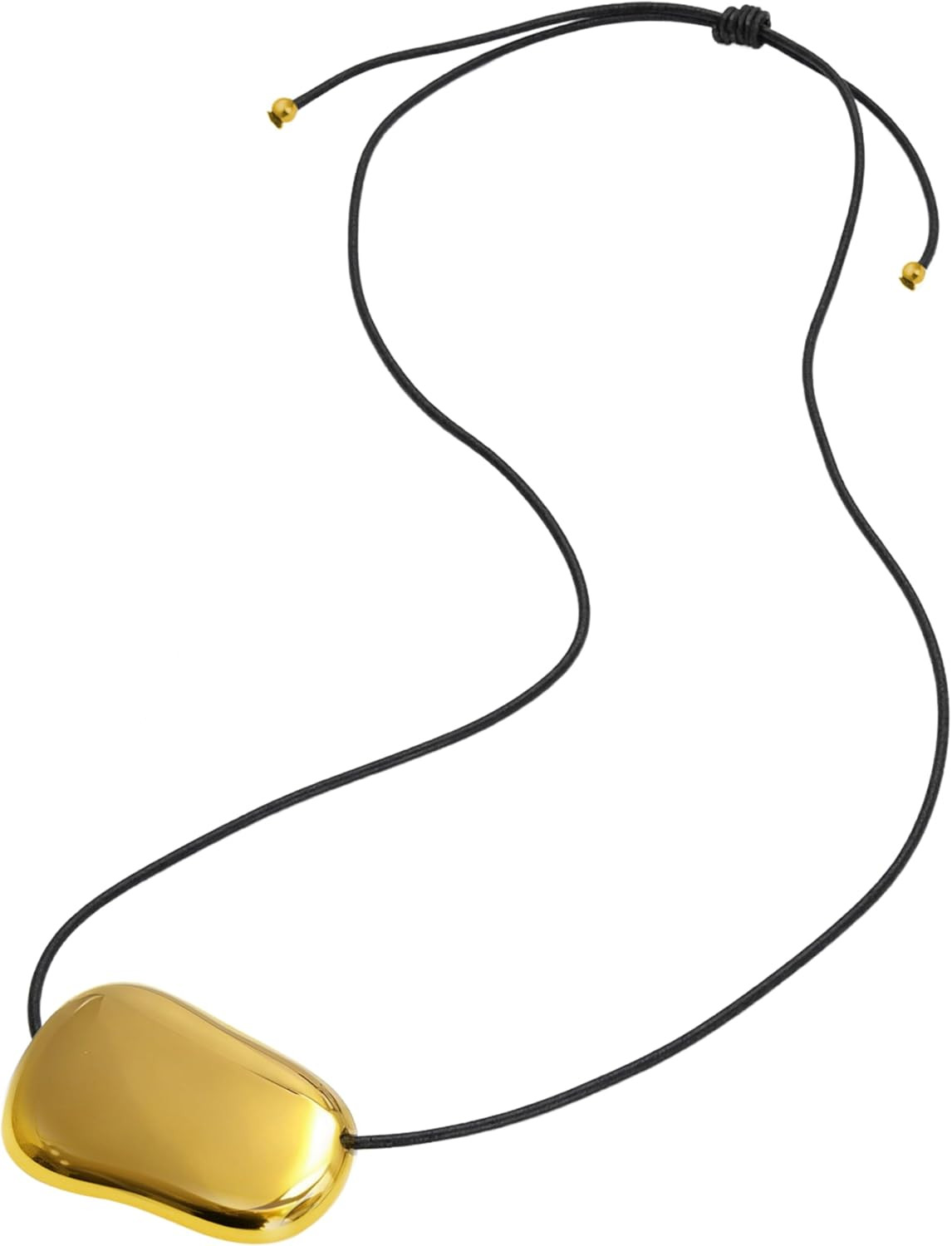 18K Chunky Gold Necklaces Silver Chunky Necklace for Women Long Pendant Necklace