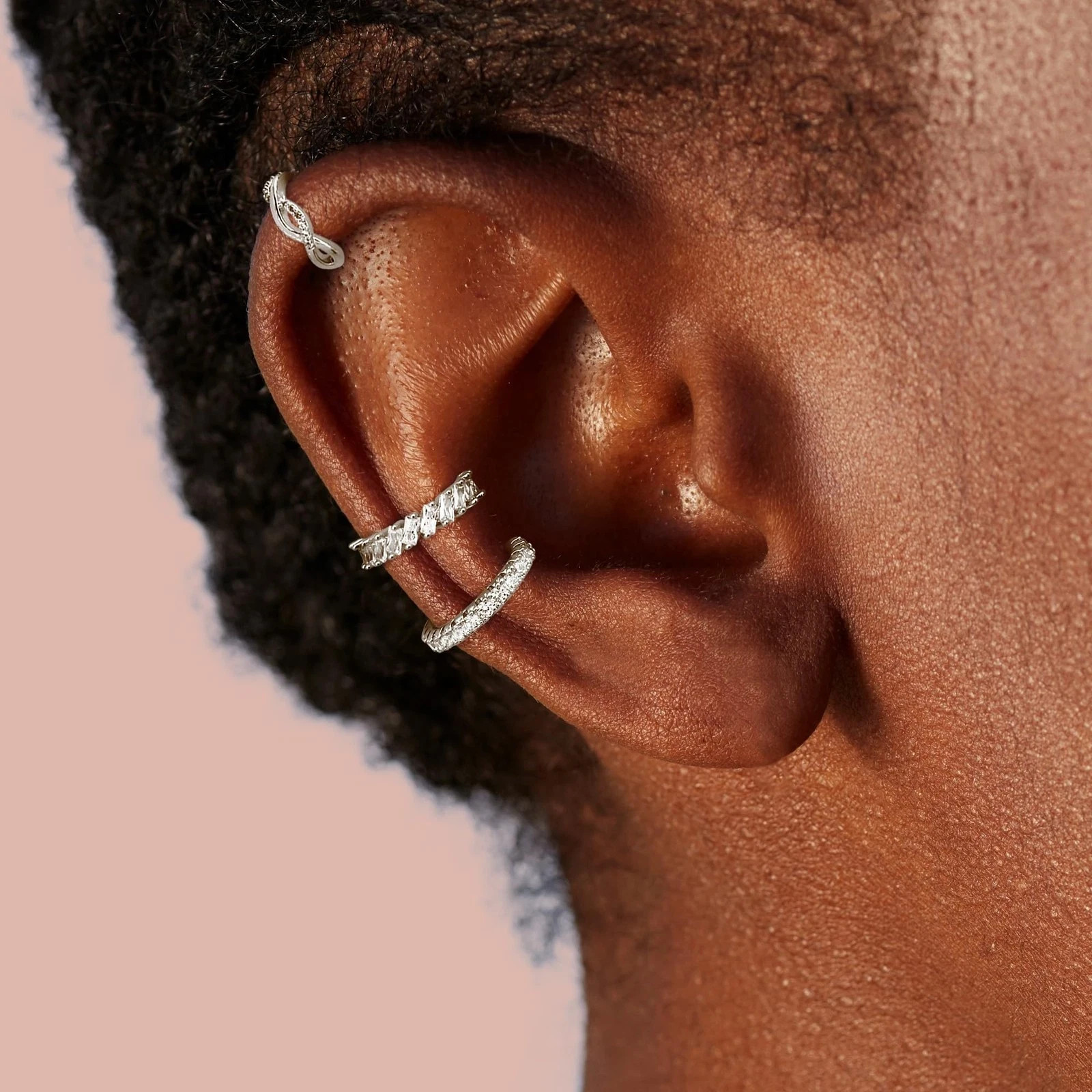 Dochais Ear Cuffs Non-Piercing Earrings for Women Cute Small Small, S1