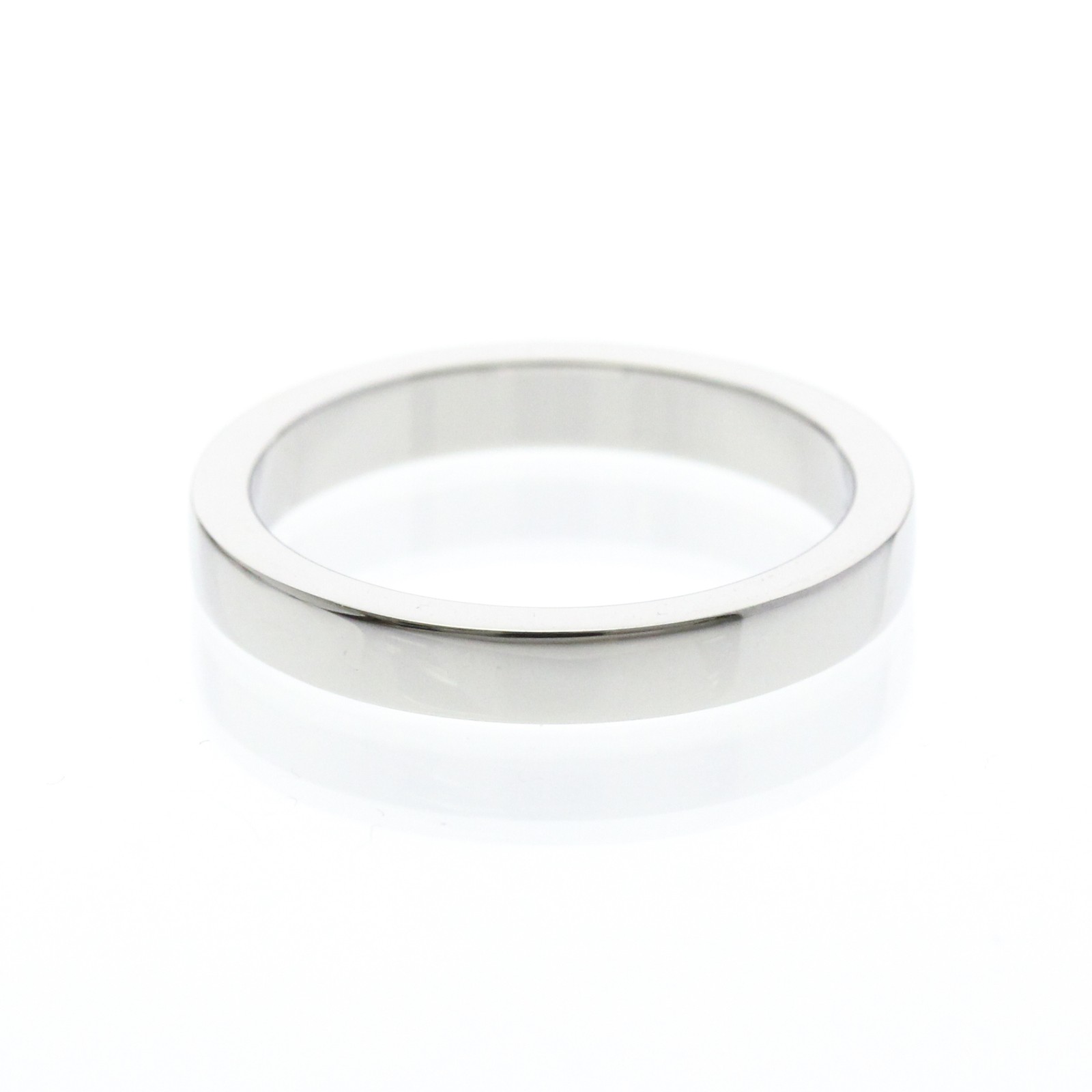 Bvlgari Marry Me Ring Platinum Fashion No Stone Band Ring Silver 6.5-7 BF594873