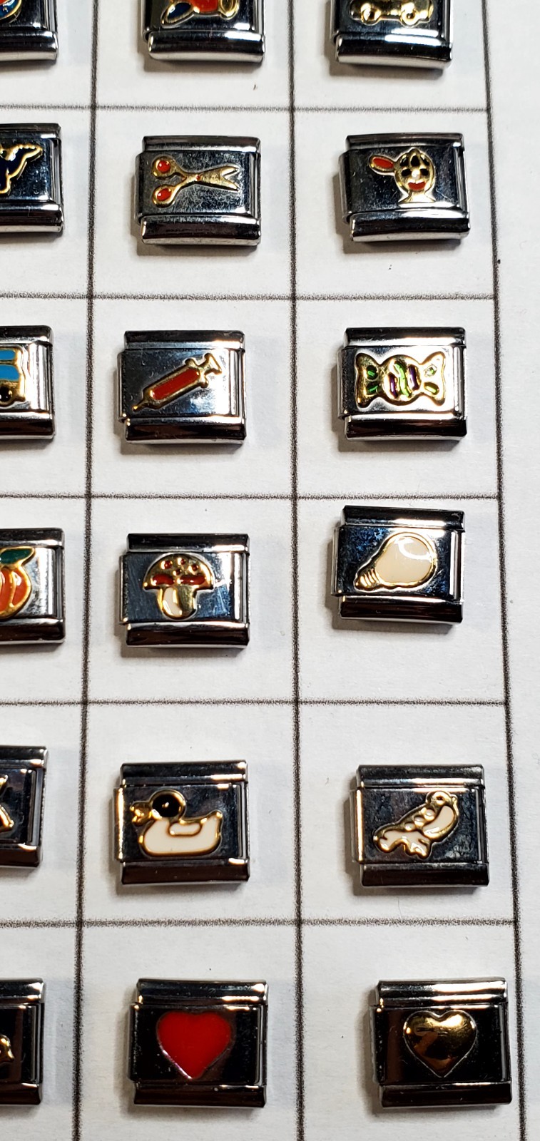 Shop-You Pick & Choose- Household Italian Charms UBERRY StSteel D’linq Enamel
