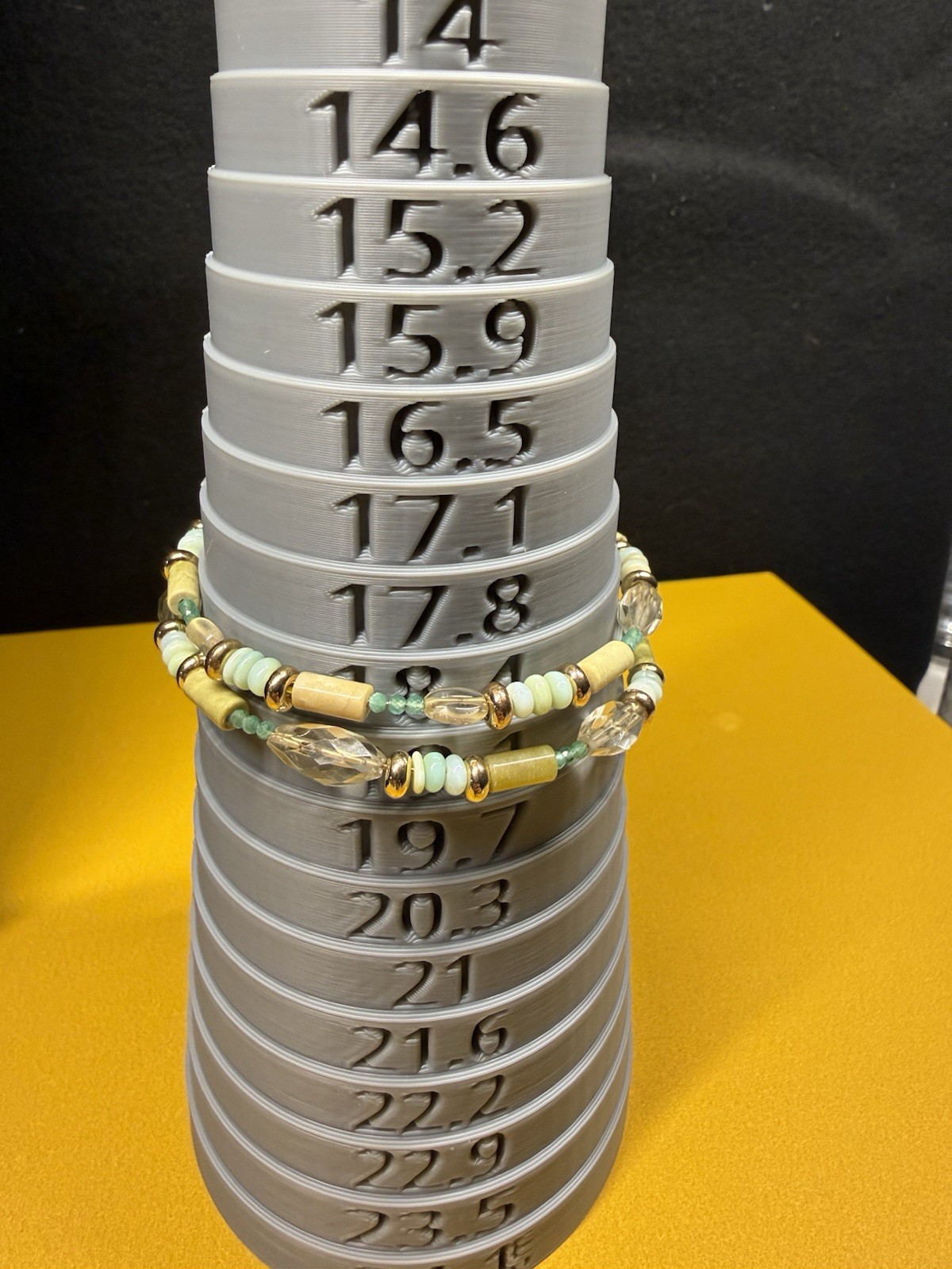Semi precious stone bracelet- Peruvian Opal, Aventurine, Lemon Quartz & More