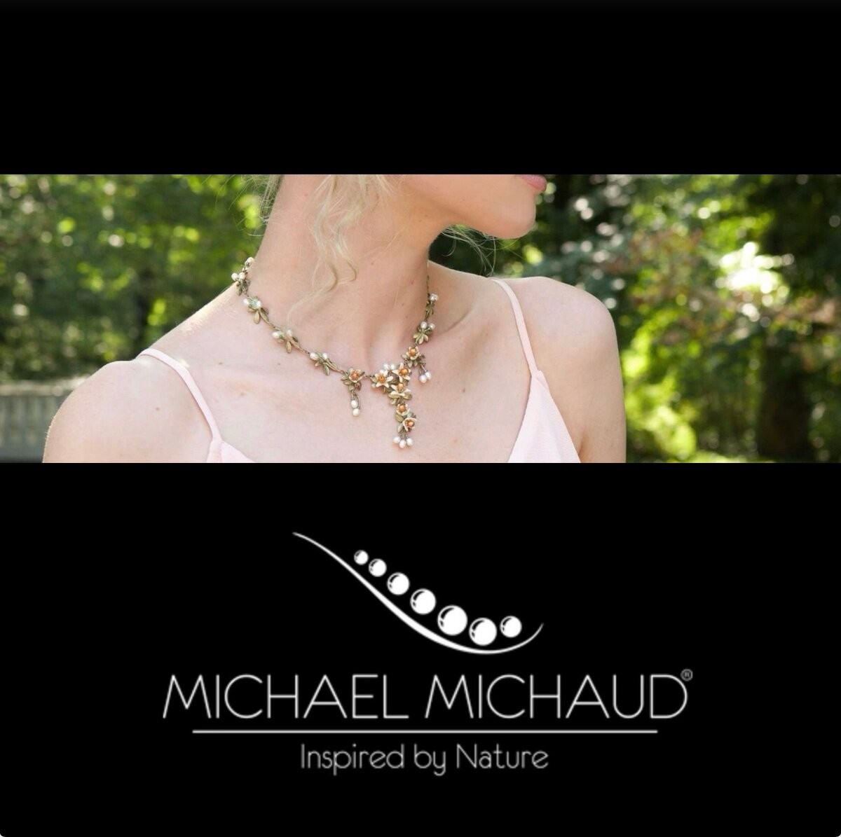 Michael Michaud Orange Leaf Earrings Drop Handcast Botanical Jewelry Nature Gift