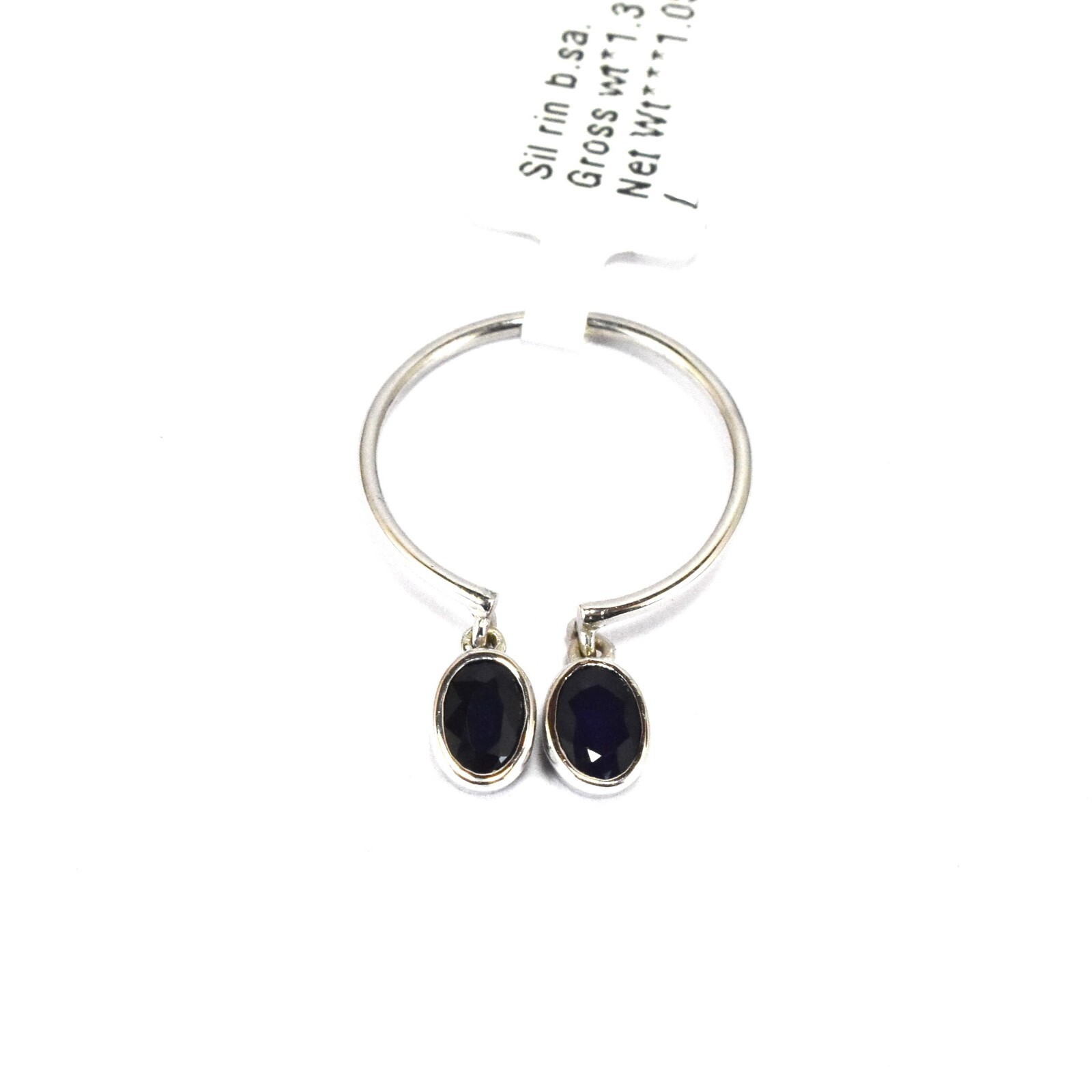 Attractive and Adjustable Oval Shape Sapphire Handmade Designer Ring