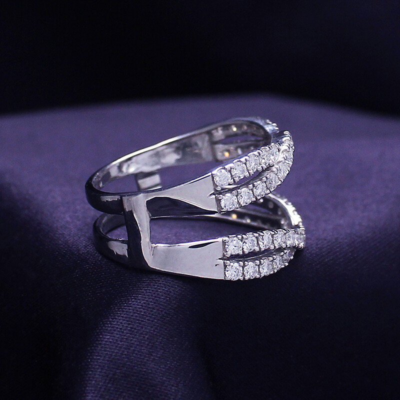 Womens Ring Guard Ring Enhancers Wrap Ring Infinity CZ 925 Sterling Silver
