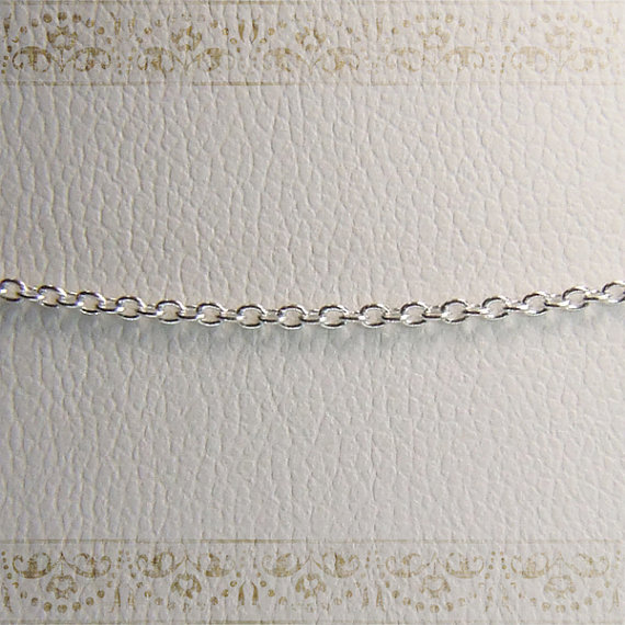 925 Sterling Silver 7” 2mm Rolo Link Bracelet~New