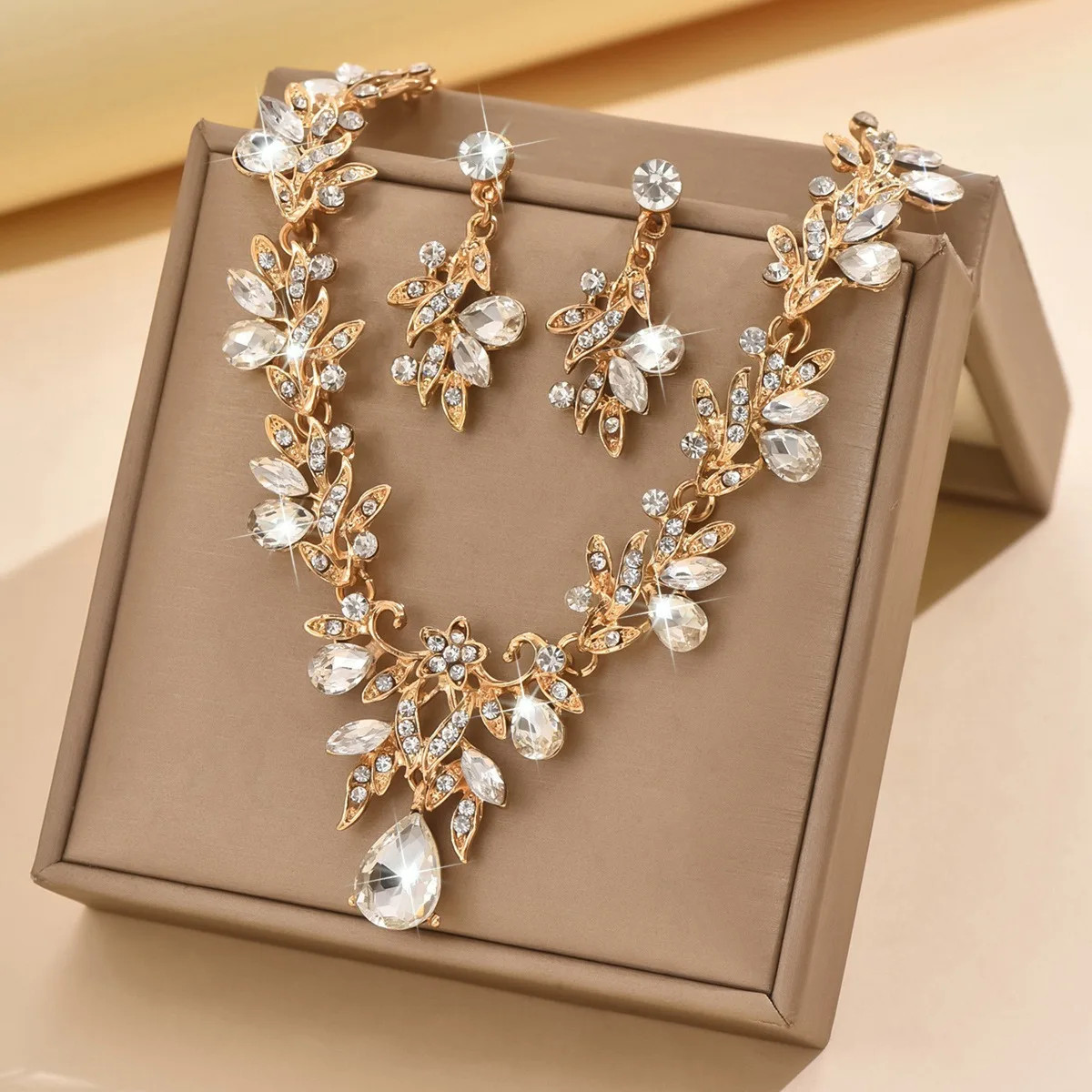3pcs New Fashion Necklace Sets for Women Waterdrop Collar Choker Necklace