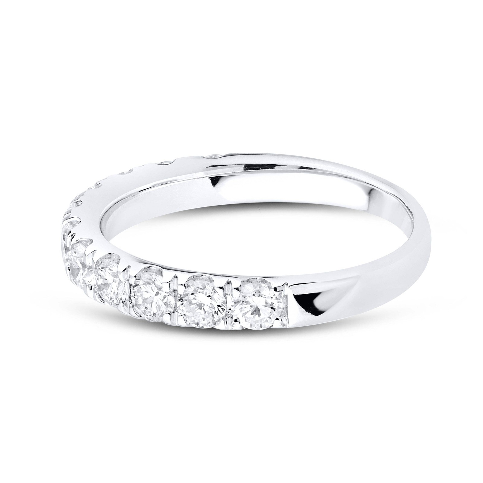 14kt White Gold 0.97 CTW Lab Diamond Band