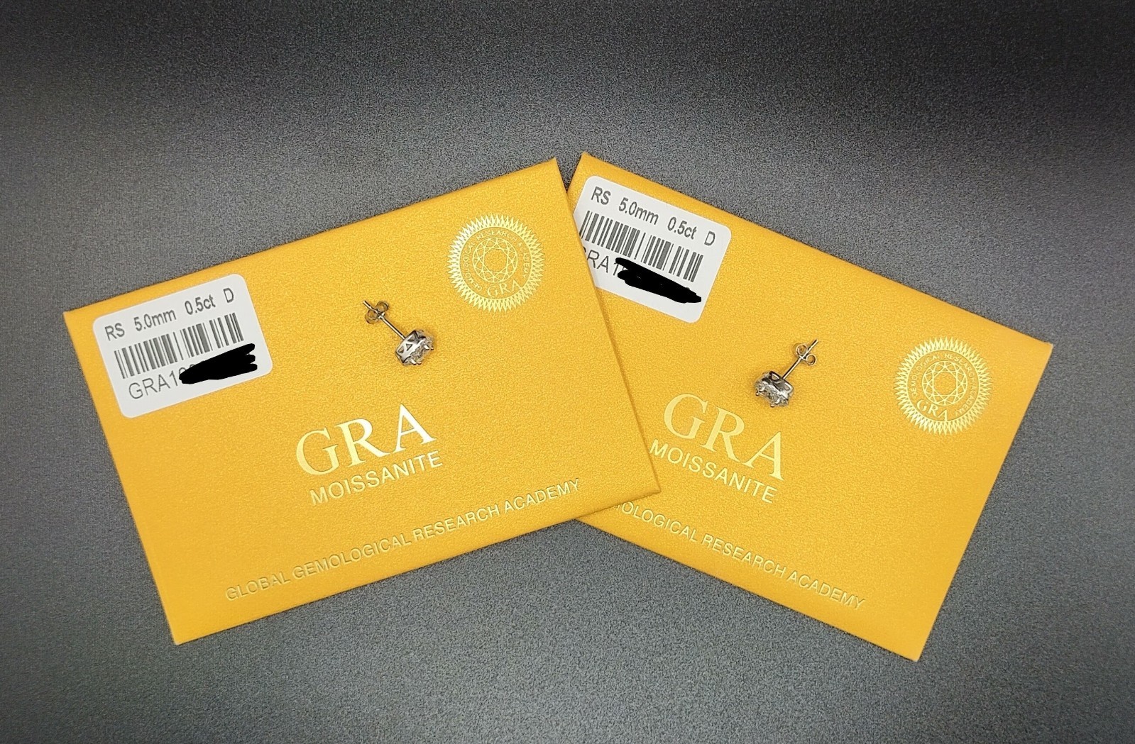1.0 ct Moissanite Square Halo Stud Earrings | S925 | GRA Certificate & Warranty