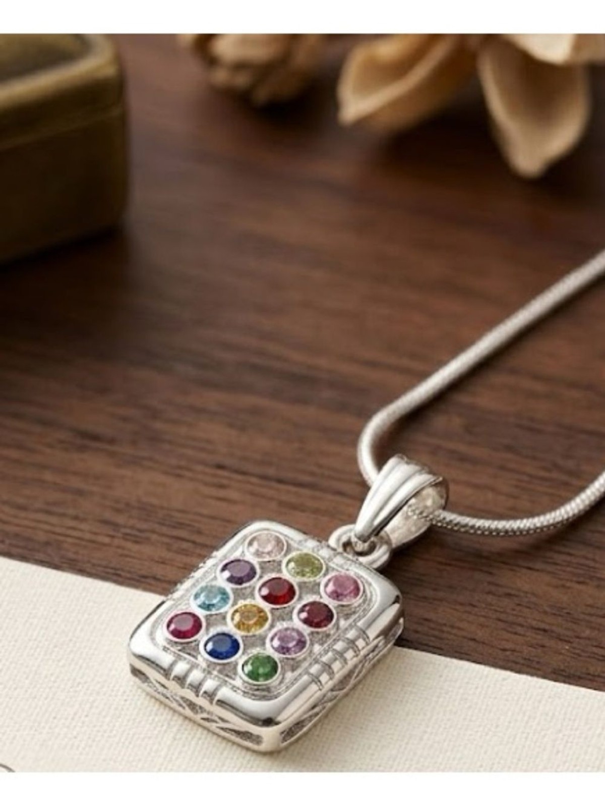 Hoshen 12 Tribes of Israel Silver Pendant Only – Judaica