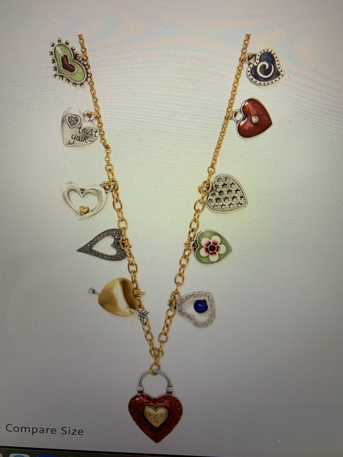 Romantic ARCHIVED Brighton HEART, Circa 2004, Sz 7.5-8 Inch Bracelet Remix, NEW