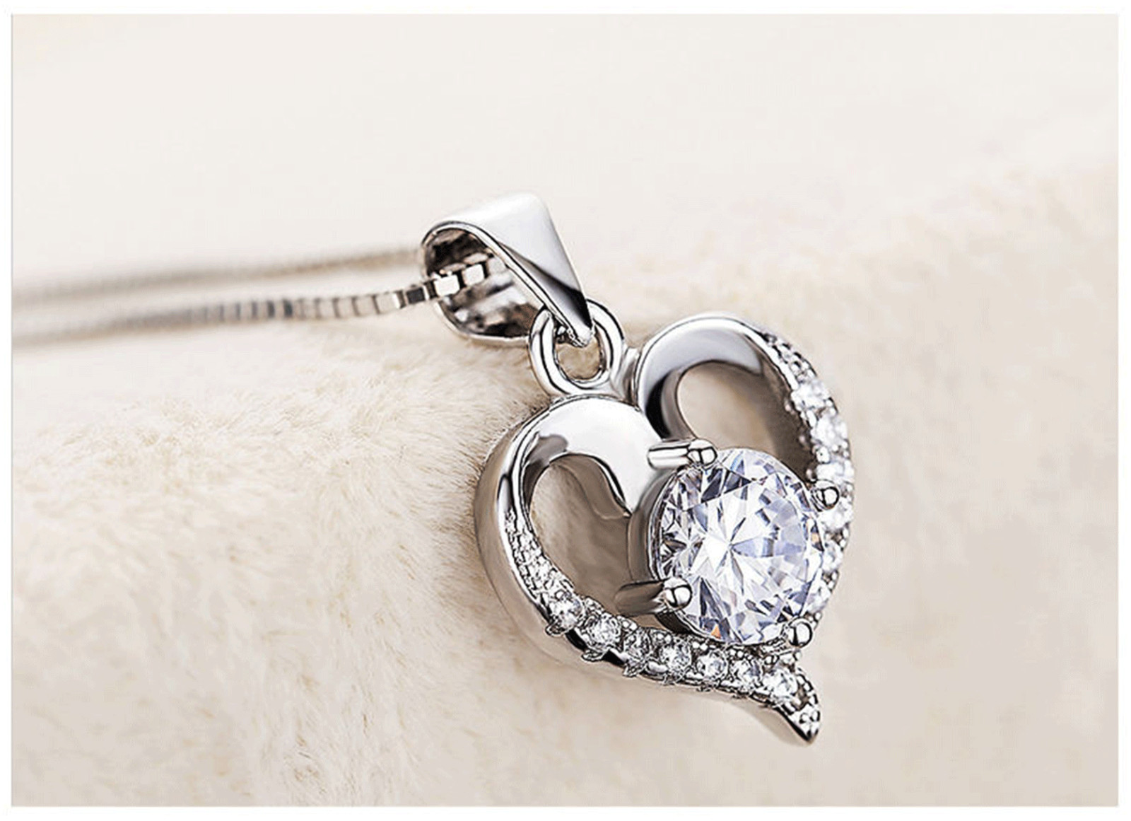 To Soulmate 925 Sterling Necklace Gift For Girlfriend Wife Valentines Day
