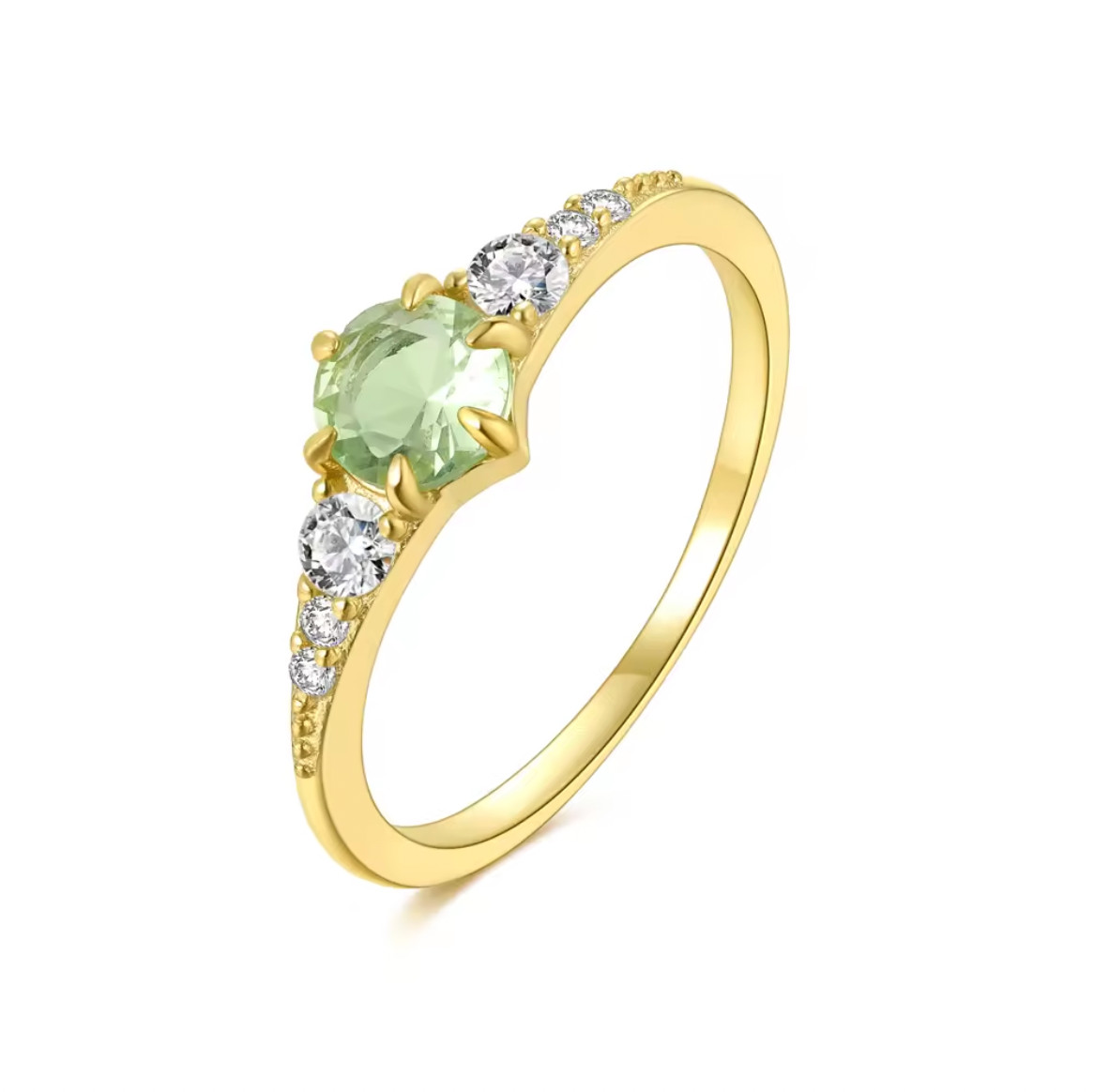 Fashion Jewelry, 18K Gold Plated Ring, Size 6,7,8. Wholesale in batch