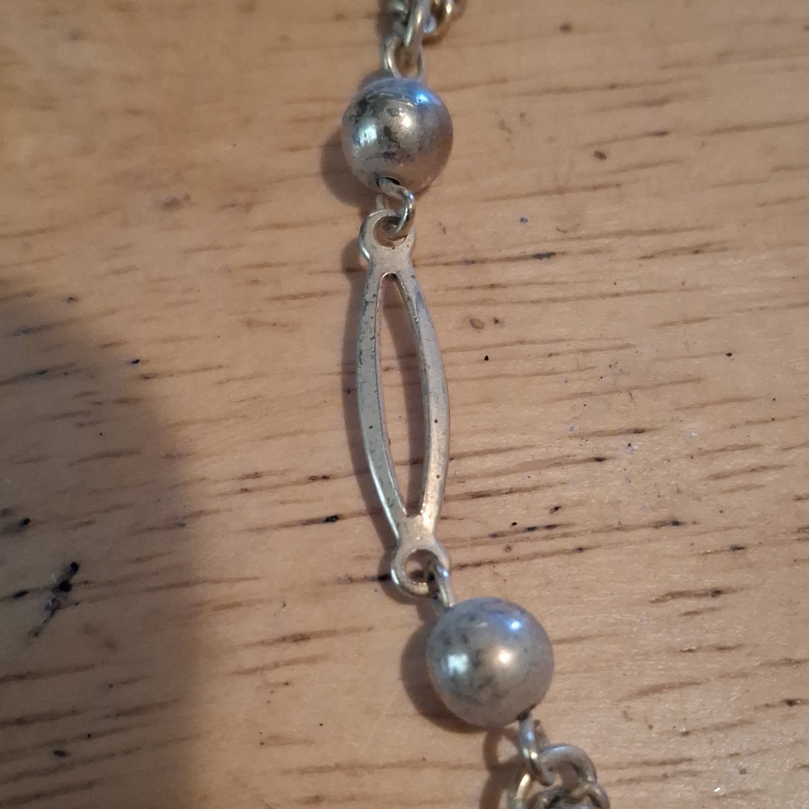 Silver Tone Metal Multi-Strand Cable Chain Necklace w/ Spring Ring Clasp