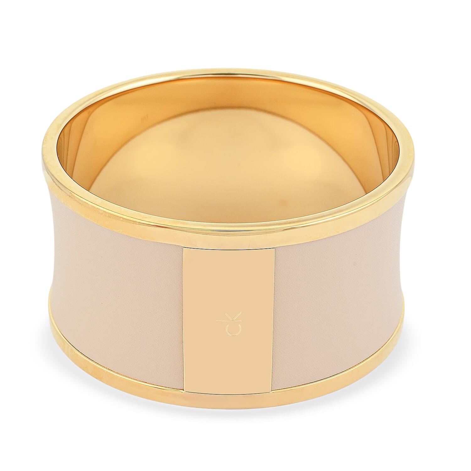 Spellbound ION Plated Rose Gold Stainless Steel Bangle Bracelet 7.00 In