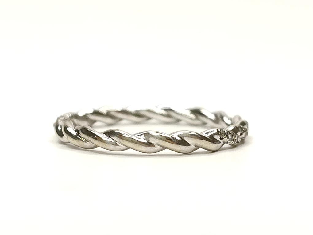 14K White Gold Lady’s Fashion Band sz 8 1.89G (SB1126259)
